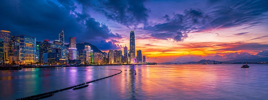 香港維港夜景
